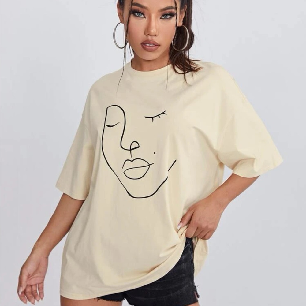Graphic oversized Tee